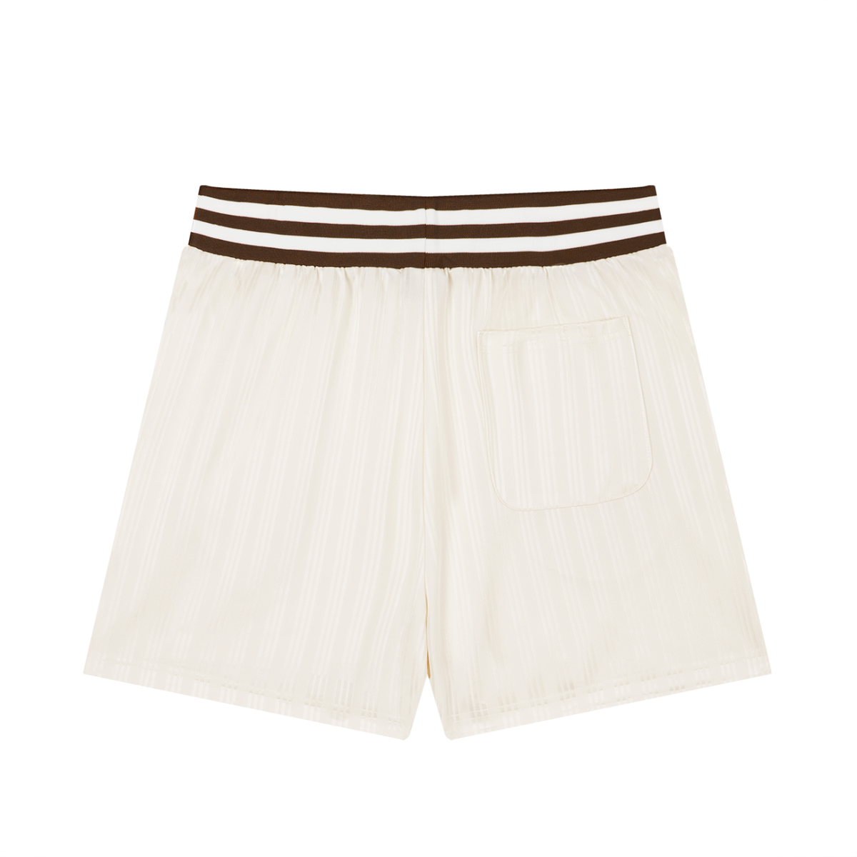 Unisex Striped Drawstring Shorts
