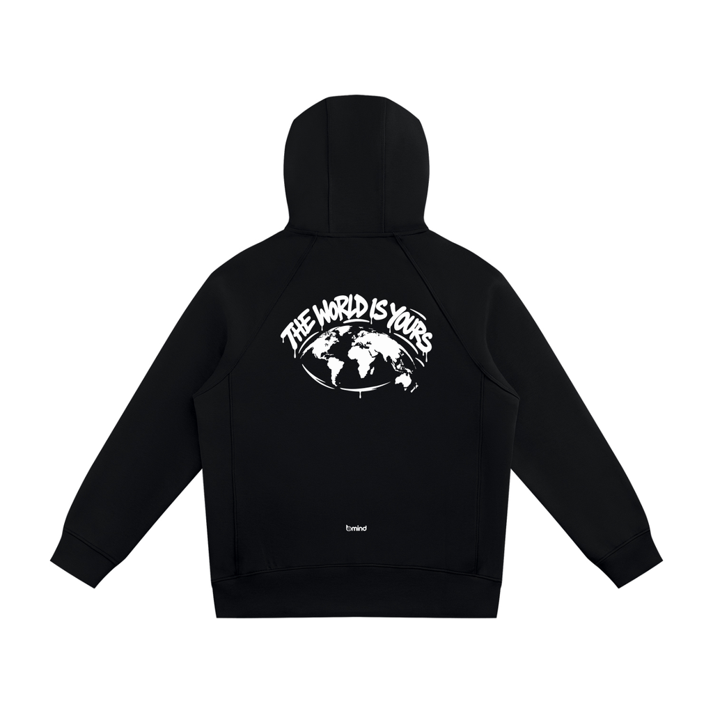 Unisex Raglan Full Zip Hoodie