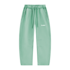 Unisex Vintage Wash Barrel Leg Fleece Sweatpants