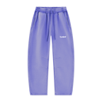 Unisex Vintage Wash Barrel Leg Fleece Sweatpants