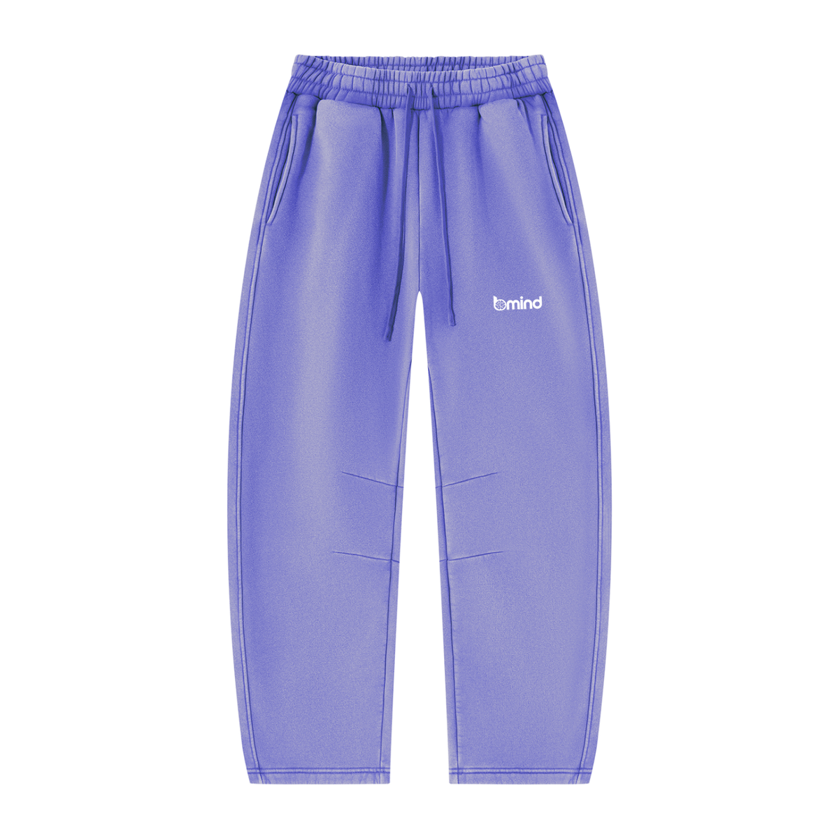 Unisex Vintage Wash Barrel Leg Fleece Sweatpants