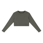 Women's Mineral Wash Crop Sweatshirt