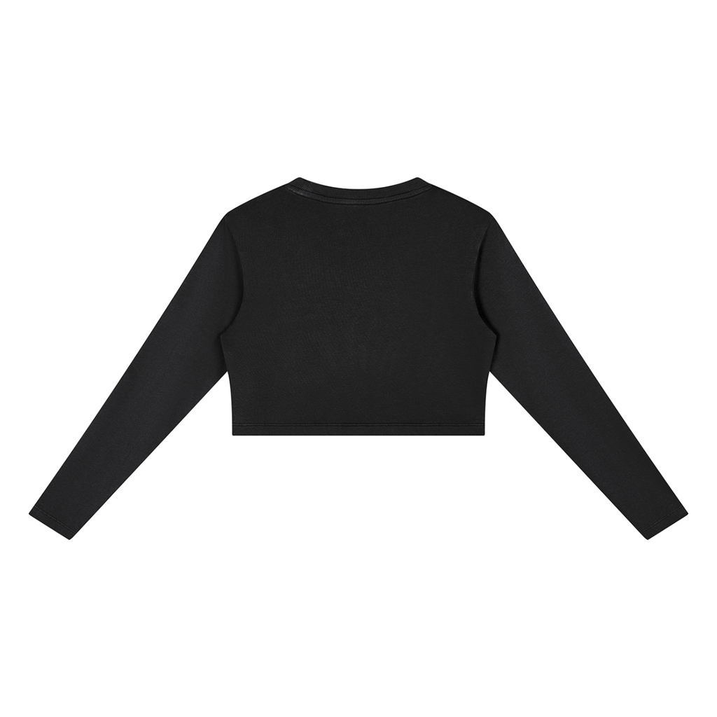 Women's Mineral Wash Crop Sweatshirt
