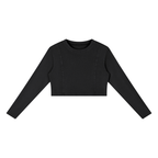 Women's Mineral Wash Crop Sweatshirt
