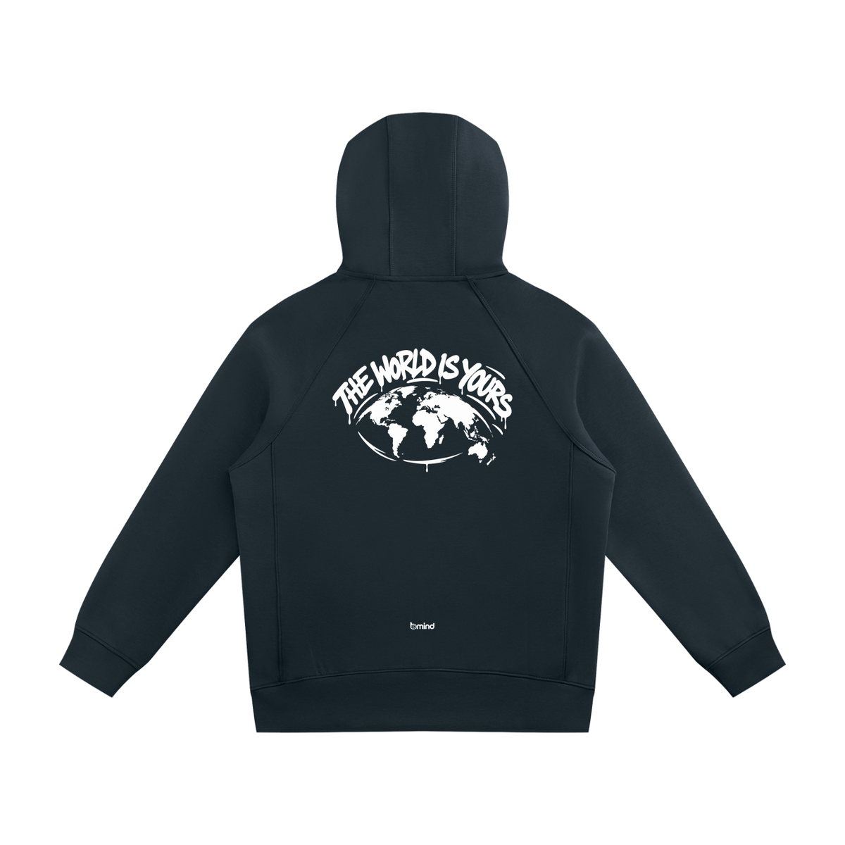 Unisex Raglan Full Zip Hoodie