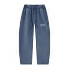 Unisex Vintage Wash Barrel Leg Fleece Sweatpants