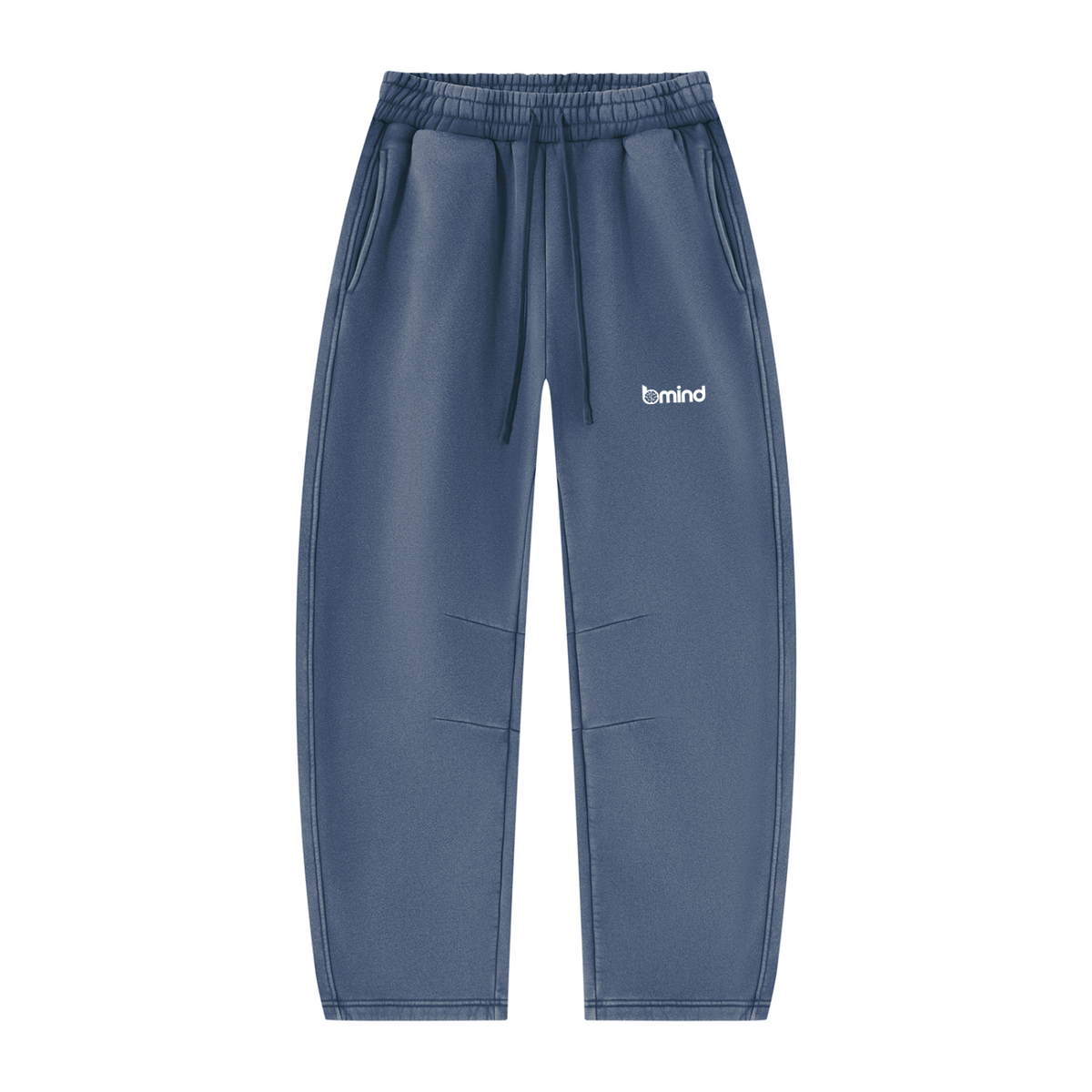 Unisex Vintage Wash Barrel Leg Fleece Sweatpants