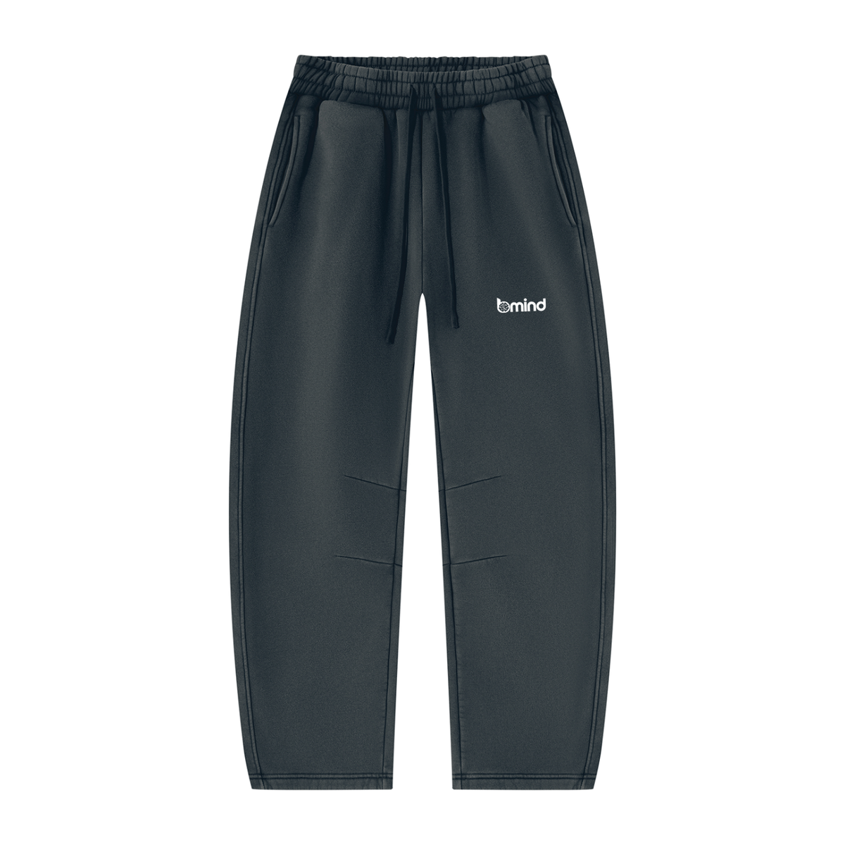 Unisex Vintage Wash Barrel Leg Fleece Sweatpants