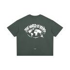 The World is Yours Unisex Boxy Drop Shoulder T-Shirt