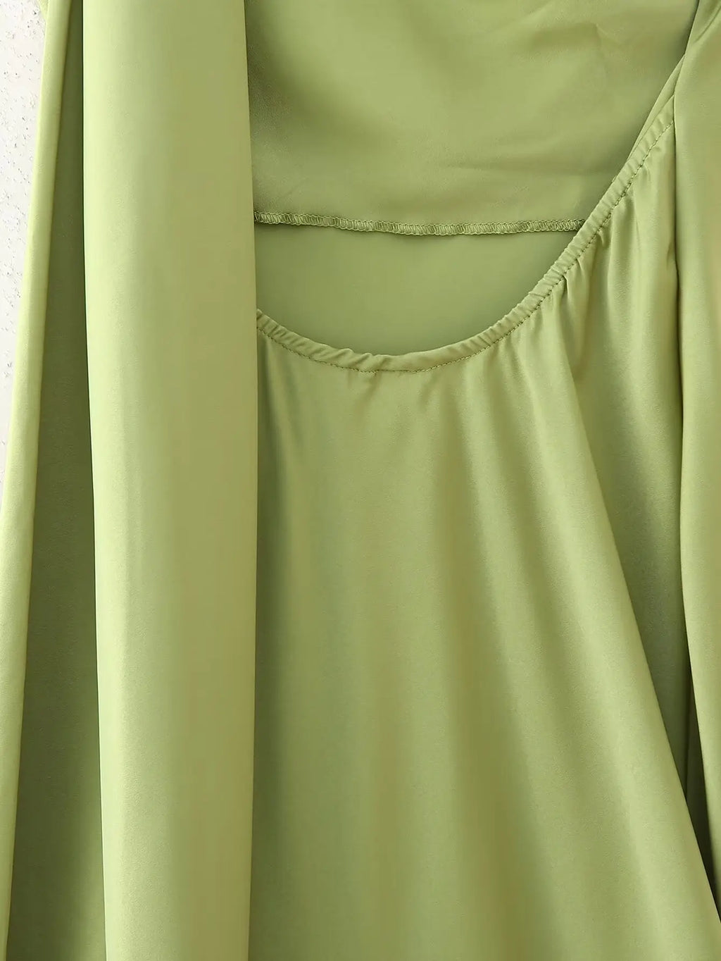 YENKYE High Street Women Sexy Elegant Halter Long Dress Female Fashion Backless Green Satin Party Maxi Vestidos
