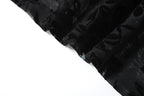 Weird Puss See Through Dress Women Backless Hollow Flower Print Patchwork Solid Sleeveless Sexy Midnight Clubwear Party Vestidos