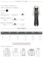 Weird Puss See Through Dress Women Backless Hollow Flower Print Patchwork Solid Sleeveless Sexy Midnight Clubwear Party Vestidos