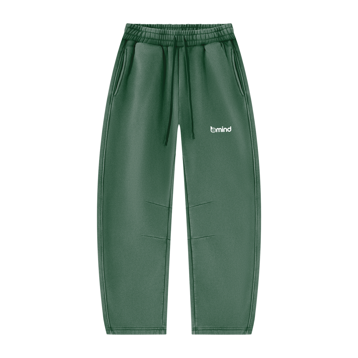 Unisex Vintage Wash Barrel Leg Fleece Sweatpants