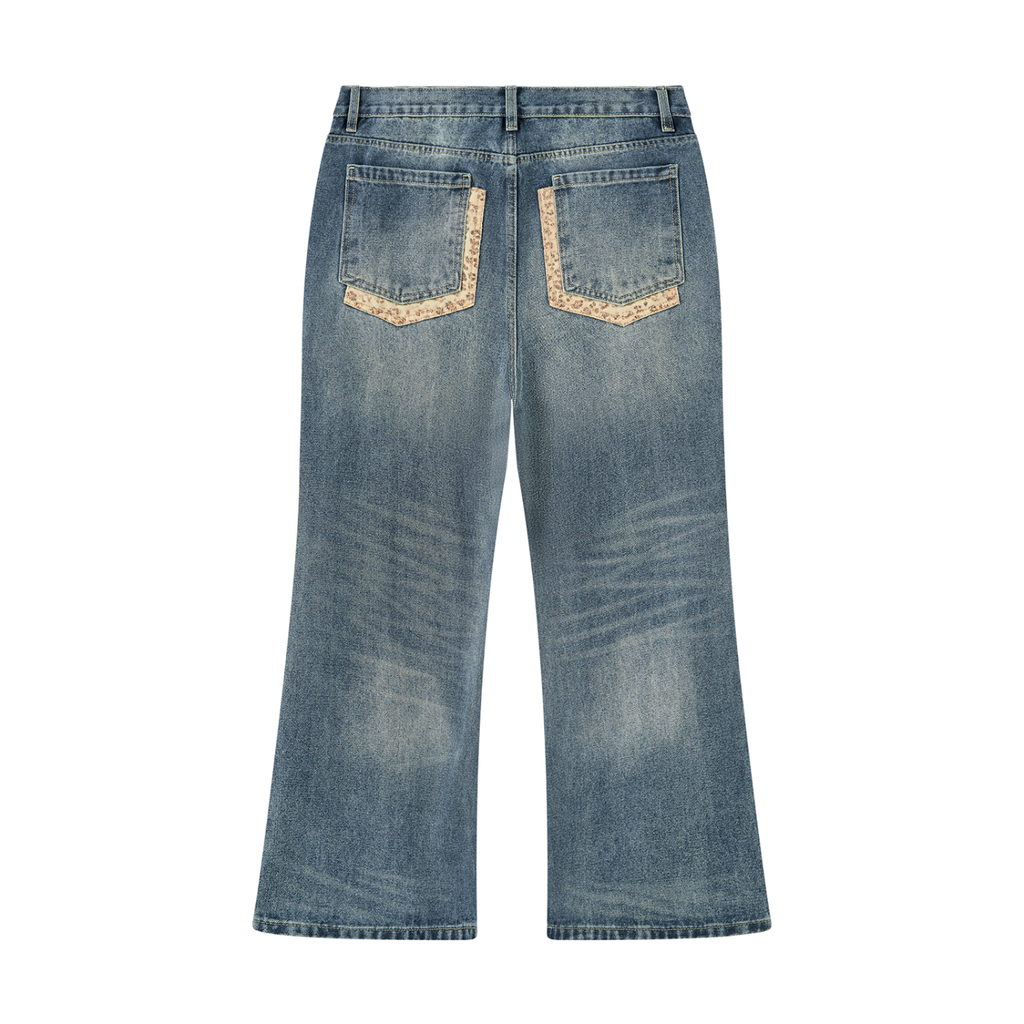 Men's Vintage Wash Denim Jeans