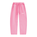 Unisex Vintage Wash Barrel Leg Fleece Sweatpants