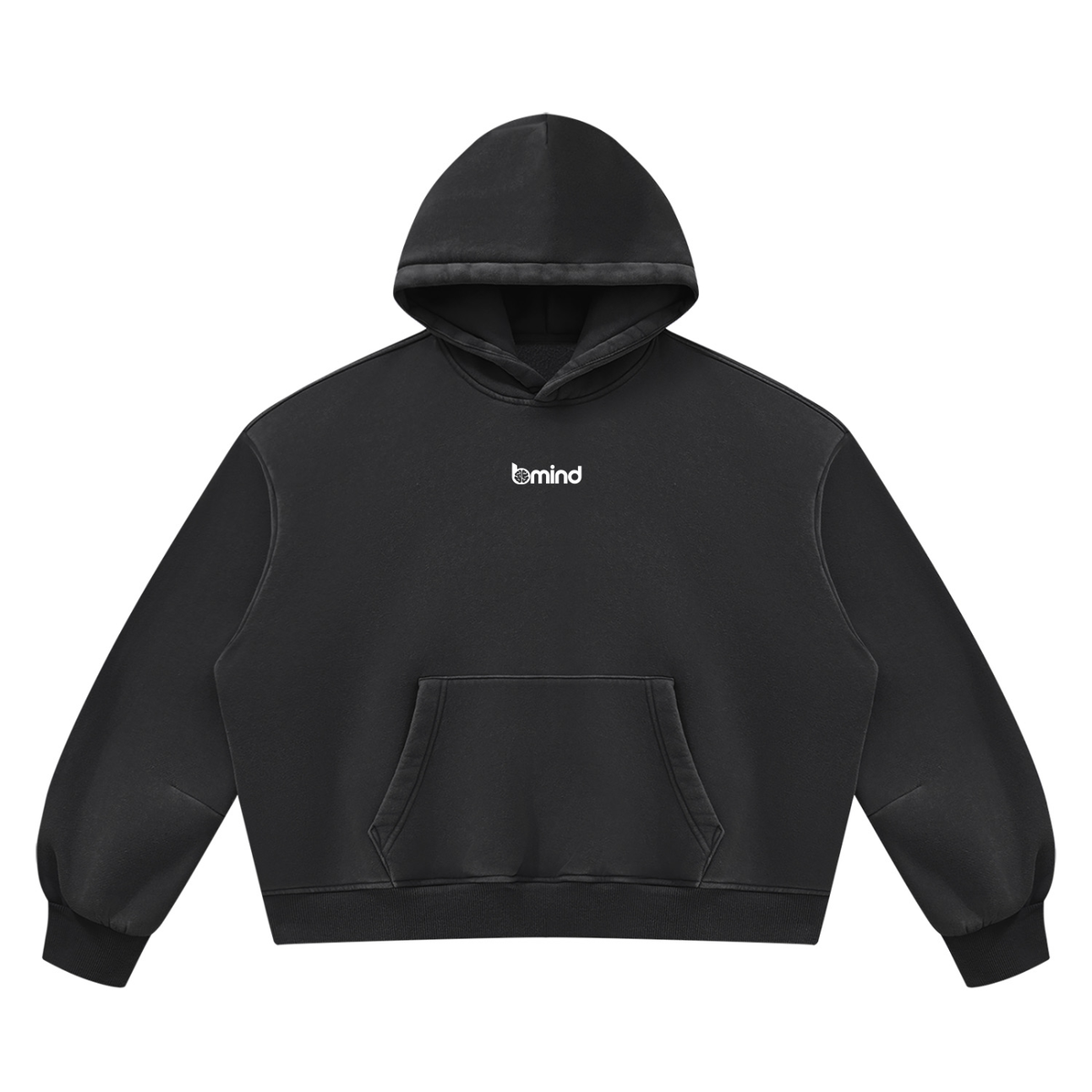 Unisex Vintage Wash Boxy Fleece Hoodie