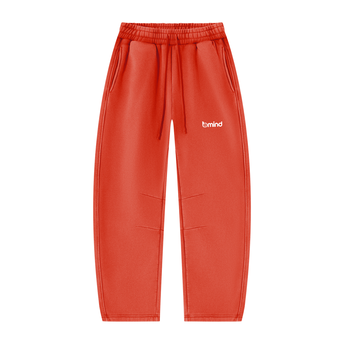 Unisex Vintage Wash Barrel Leg Fleece Sweatpants