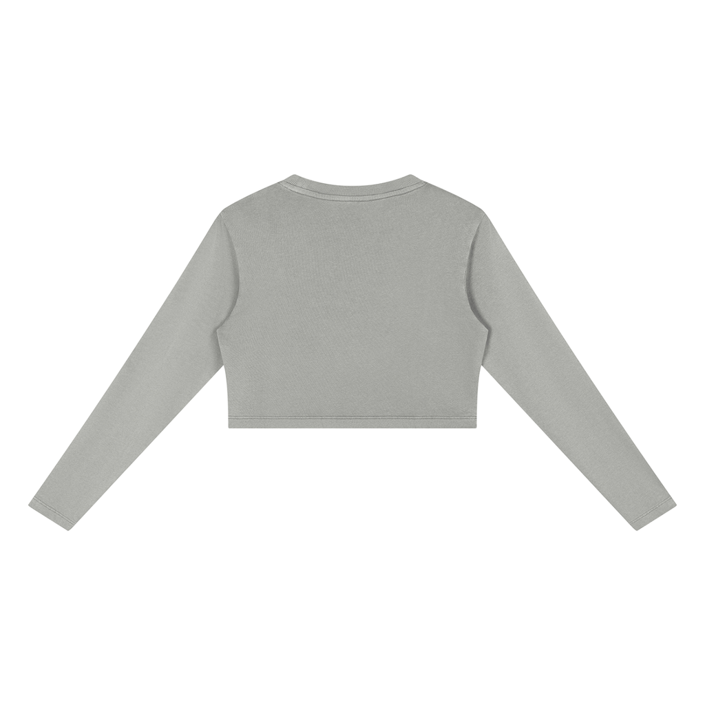 Women's Mineral Wash Crop Sweatshirt