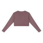 Women's Mineral Wash Crop Sweatshirt