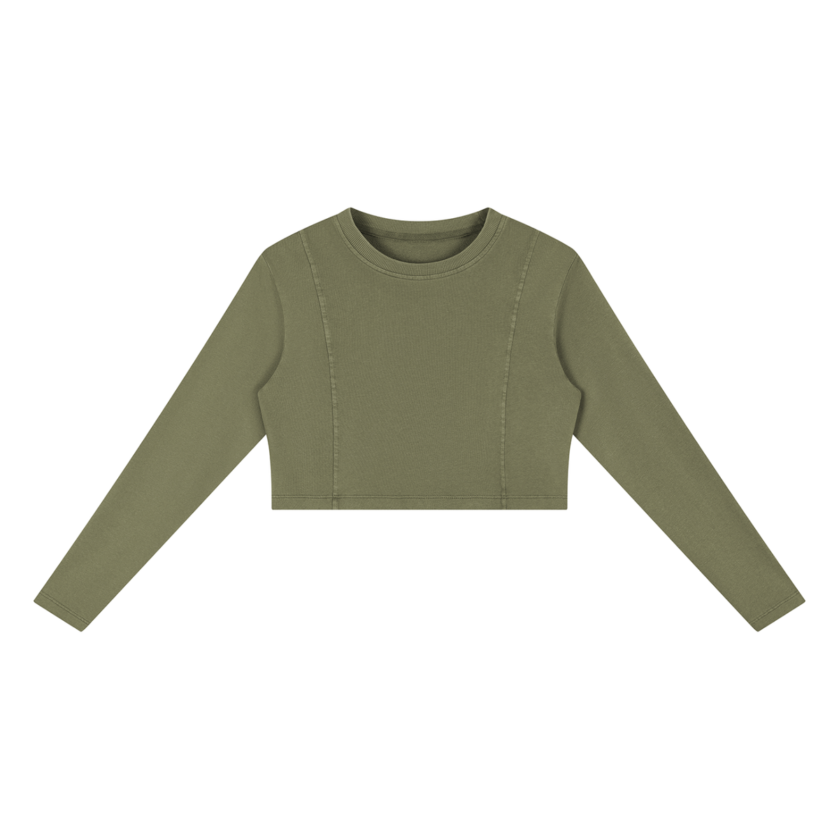 Women's Mineral Wash Crop Sweatshirt