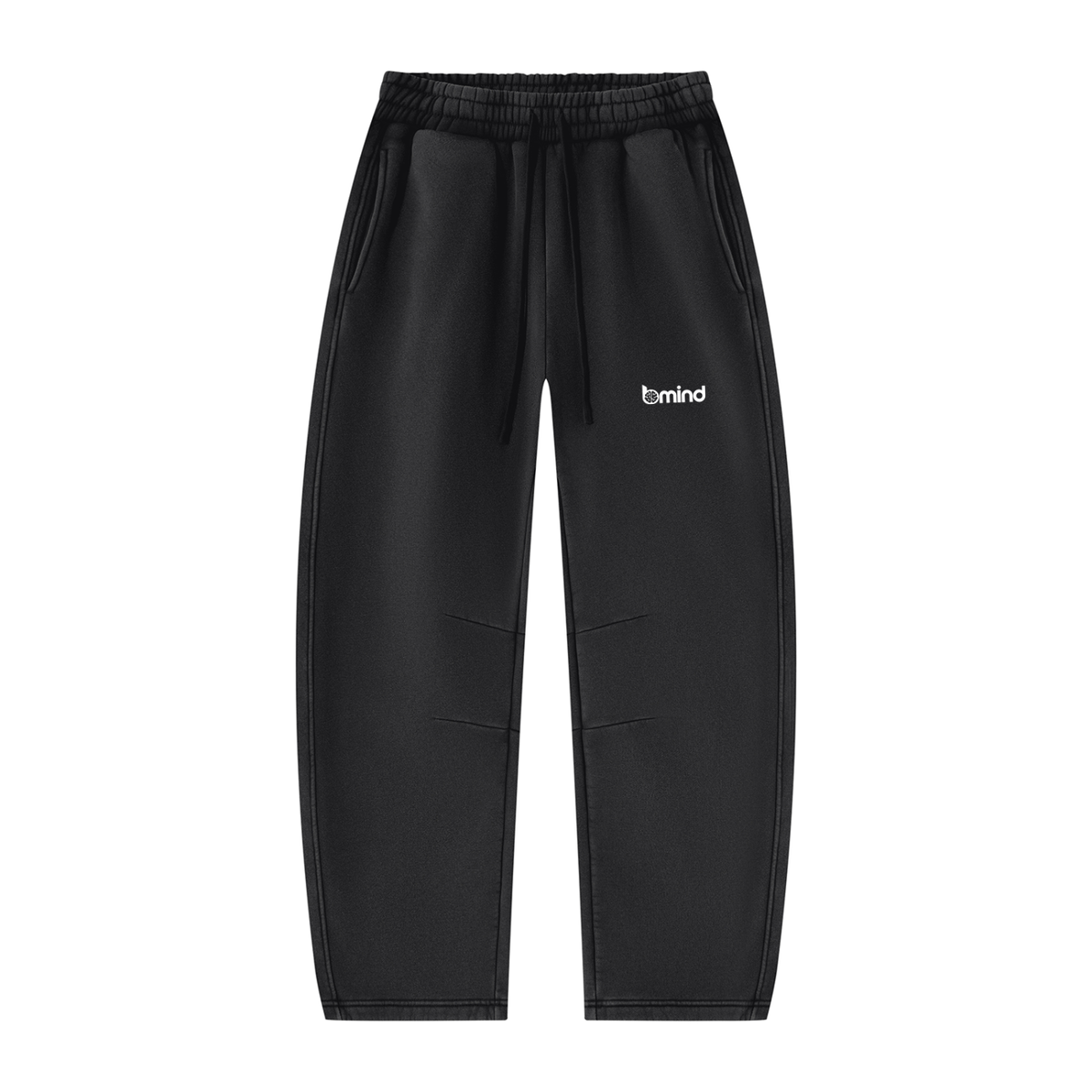 Unisex Vintage Wash Barrel Leg Fleece Sweatpants