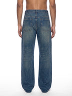 Men's Vintage Wash Denim Jeans