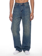 Men's Vintage Wash Denim Jeans