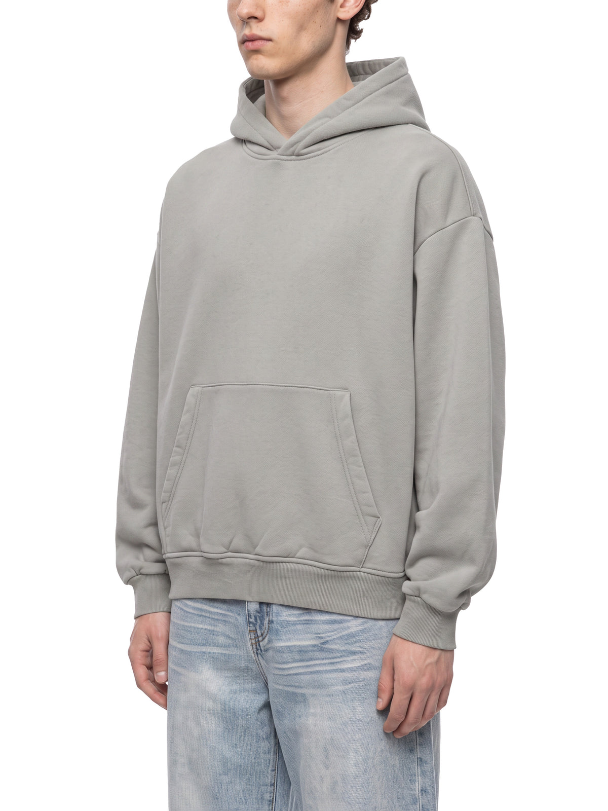 Unisex Vintage Wash Boxy Fleece Hoodie
