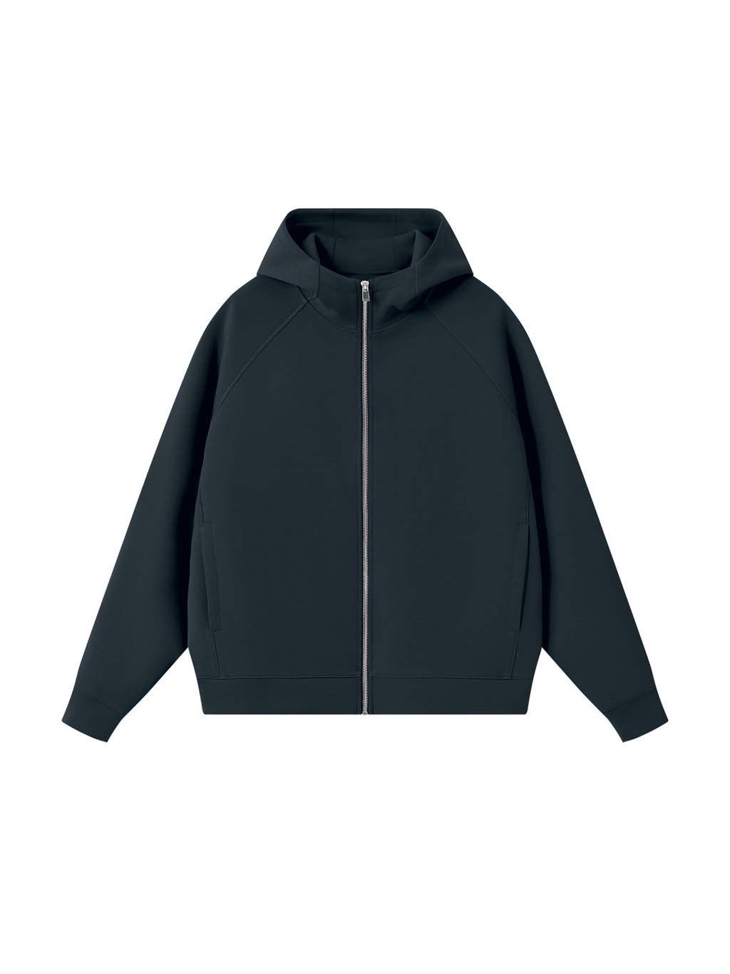 Unisex Raglan Full Zip Hoodie