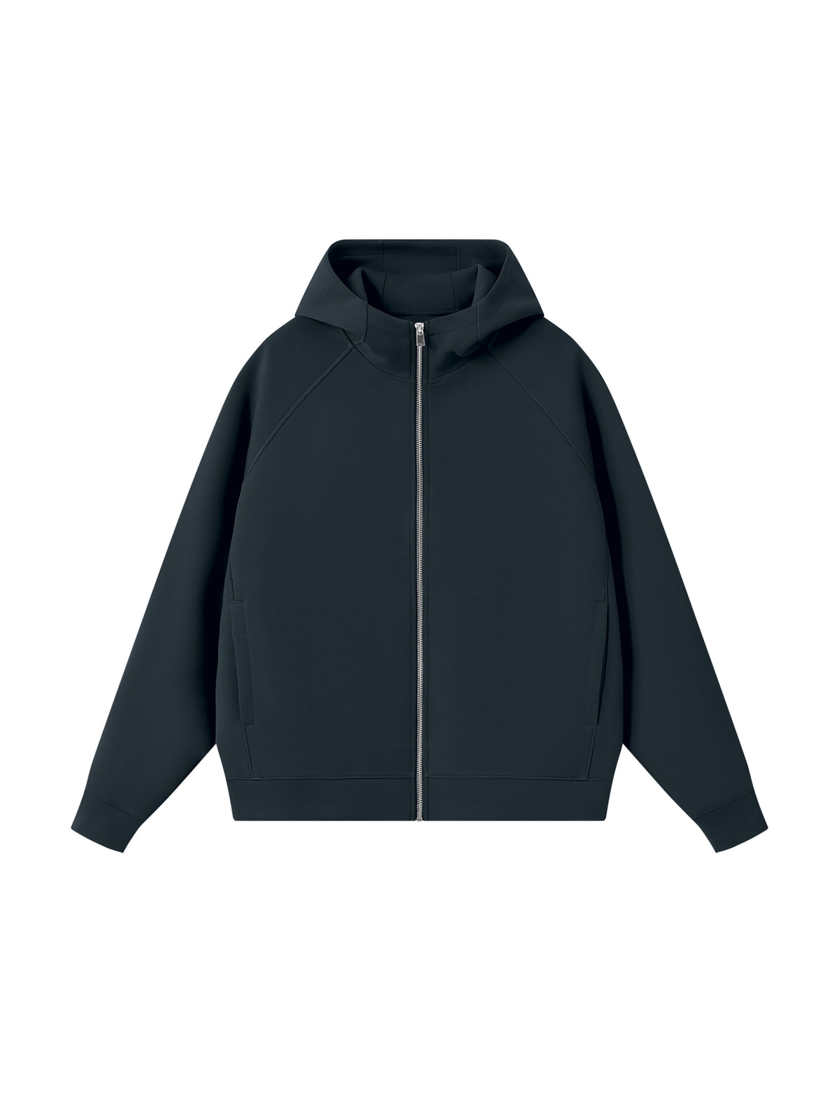Unisex Raglan Full Zip Hoodie