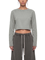 Women's Mineral Wash Crop Sweatshirt