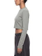 Women's Mineral Wash Crop Sweatshirt