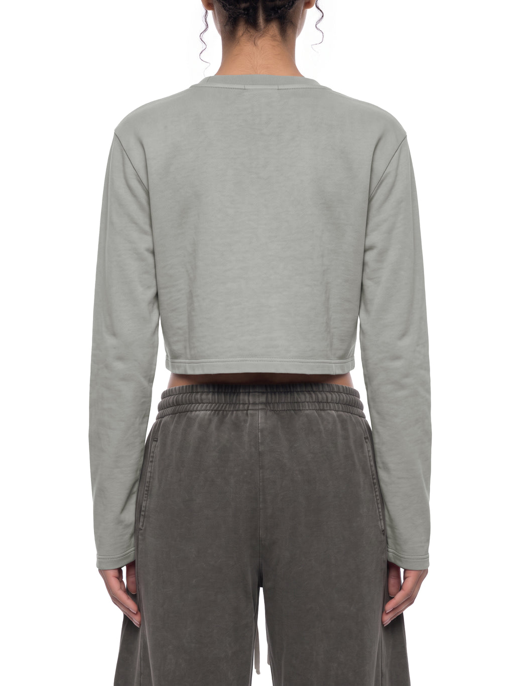 Women's Mineral Wash Crop Sweatshirt